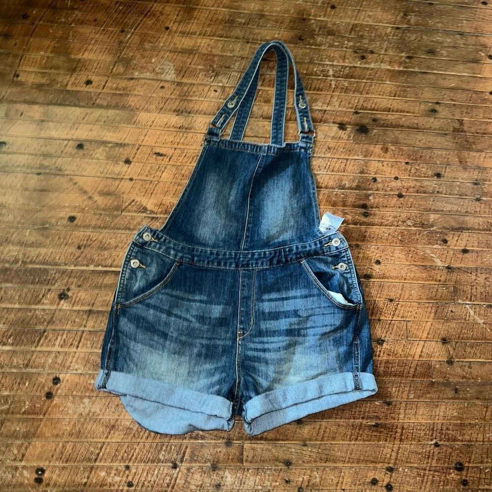 Levi’s denim L classic minimalist cuffed short overslls
